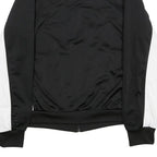 PUMA Womens Black & White Zip Jacket UK 16 Polyester Track Sportswear