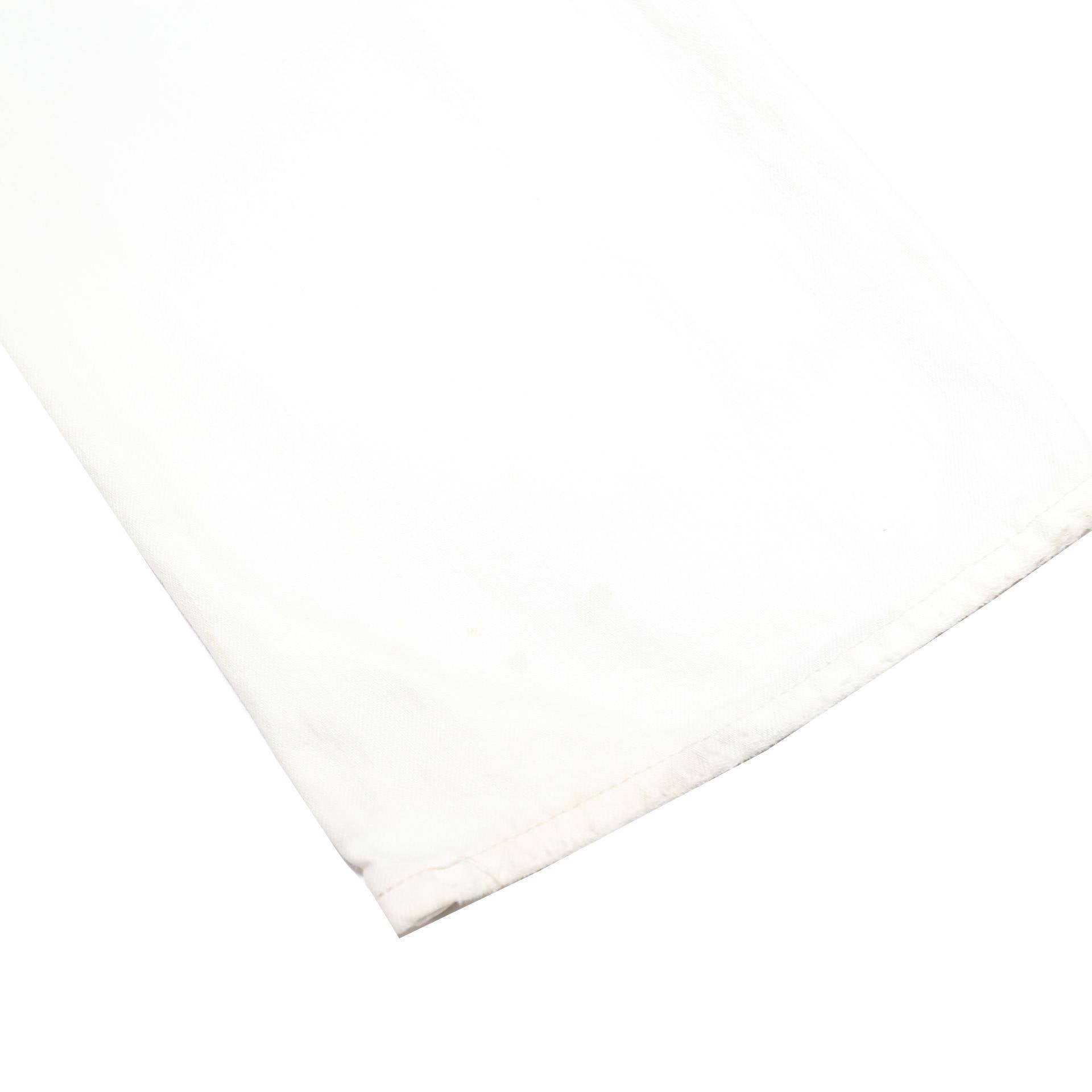 POLO RALPH LAUREN Mens White Regular Straight Denim Medium W36 L32 Cotton Zip