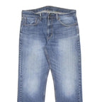 LEVI'S 505 Mens Jeans Blue Regular Straight Denim Medium W36 L32 Classic Fit Zip