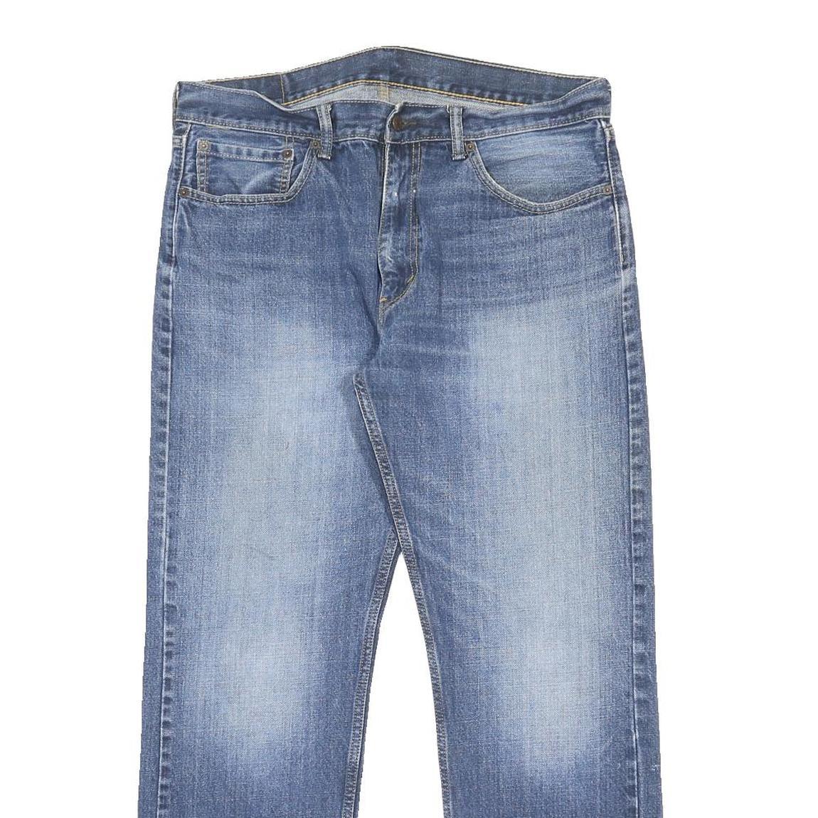LEVI'S 505 Mens Jeans Blue Regular Straight Denim Medium W36 L32 Classic Fit Zip