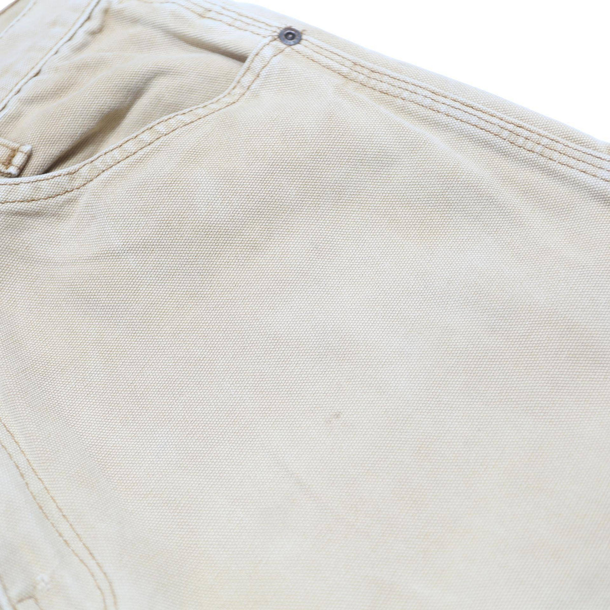 DICKIES Mens Beige Cotton Relaxed Straight Trousers W28 L30 Workwear Durable