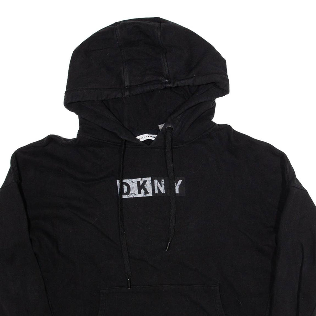 DKNY Womens Black Hoodie S