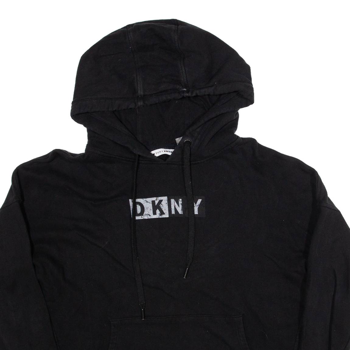 DKNY Womens Black Hoodie S