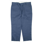 DICKIES Mens Trousers Blue Regular Tapered W40 L28
