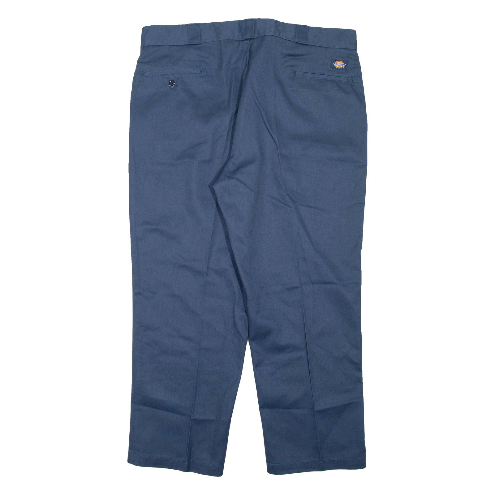 DICKIES Mens Trousers Blue Regular Tapered W40 L28