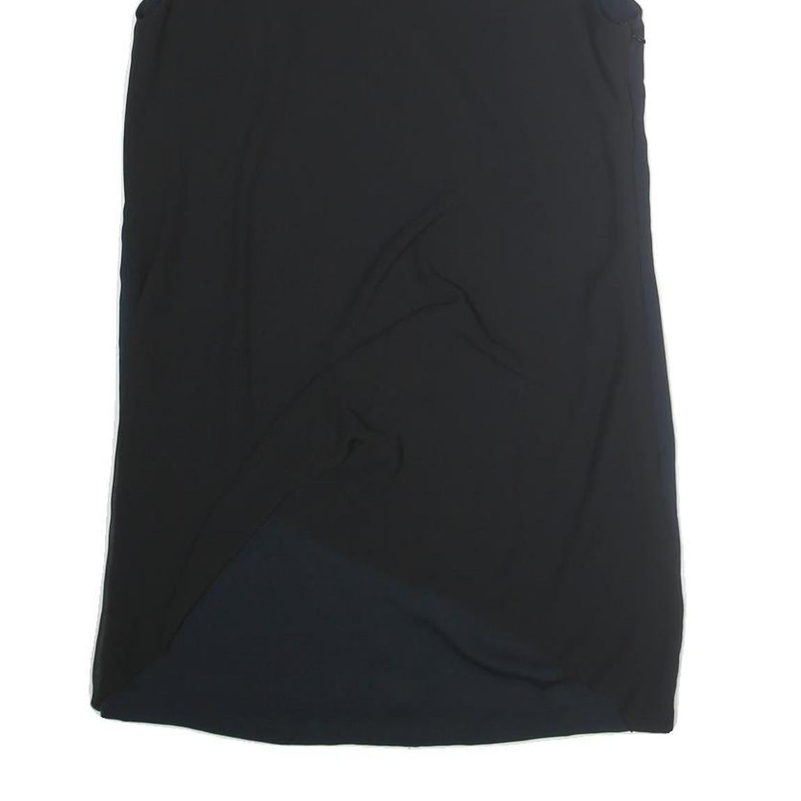 ALL SAINTS Womens Black Sleeveless Day Dress Polyester UK 10 Simple Elegant