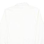 LEE COOPER Mens White Slim Fit Cotton Blend Shirt L Classic Long Sleeve Button