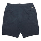 DICKIES Mens Shorts Black Cargo Cotton Blend 2XL W42 Utility Pockets