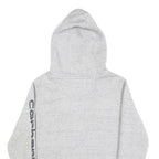 CARHARTT Womens Grey Hoodie M Carhartt Logo Print Cotton Pullover