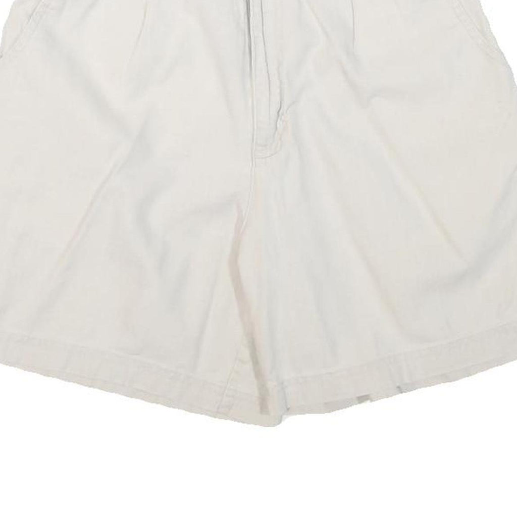 WHITE STAG Womens Shorts White Casual S W25 Linen Blend Lightweight