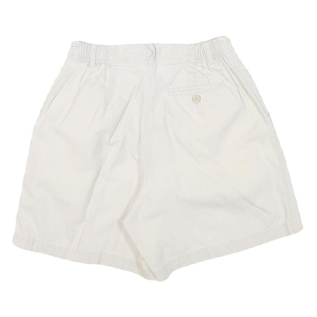 WHITE STAG Womens Shorts White Casual S W25 Linen Blend Lightweight