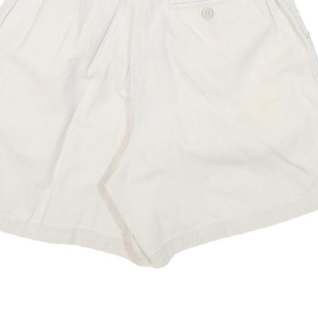 WHITE STAG Womens Shorts White Casual S W25 Linen Blend Lightweight