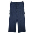 Mens Trousers Blue Relaxed Straight W39 L35