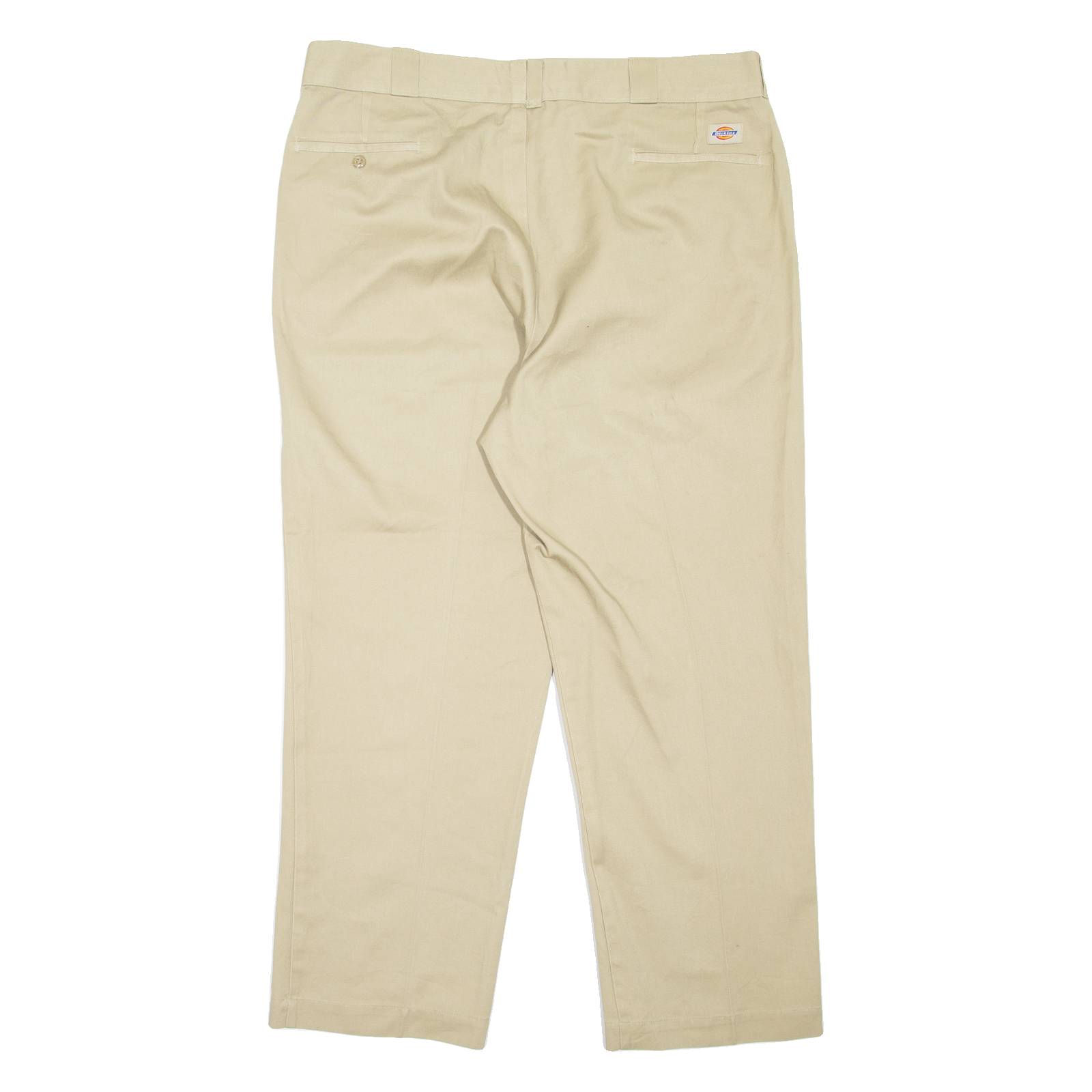 DICKIES Workwear Mens Trousers Beige Regular Straight W42 L30