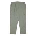 KLEPPER Mens Cotton Blend Light Grey Regular Zip Trousers W34 L27 Outdoor Casual