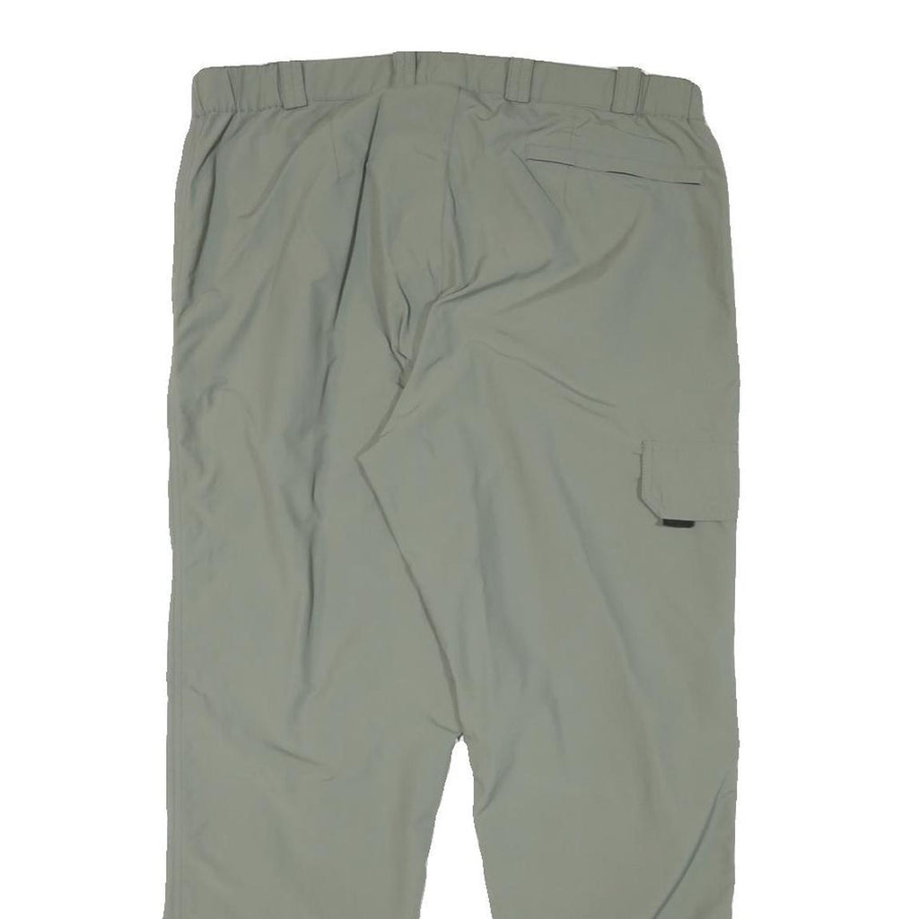 KLEPPER Mens Cotton Blend Light Grey Regular Zip Trousers W34 L27 Outdoor Casual