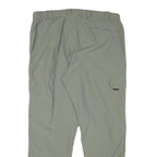 KLEPPER Mens Cotton Blend Light Grey Regular Zip Trousers W34 L27 Outdoor Casual