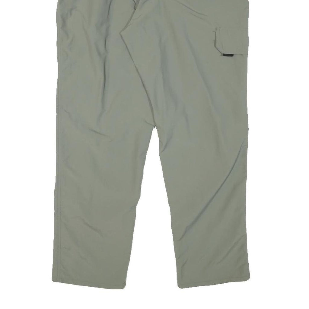 KLEPPER Mens Cotton Blend Light Grey Regular Zip Trousers W34 L27 Outdoor Casual