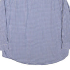 NAUTICA Mens Blue Check Shirt XL Cotton Blend Classic Fit Casual Button Down