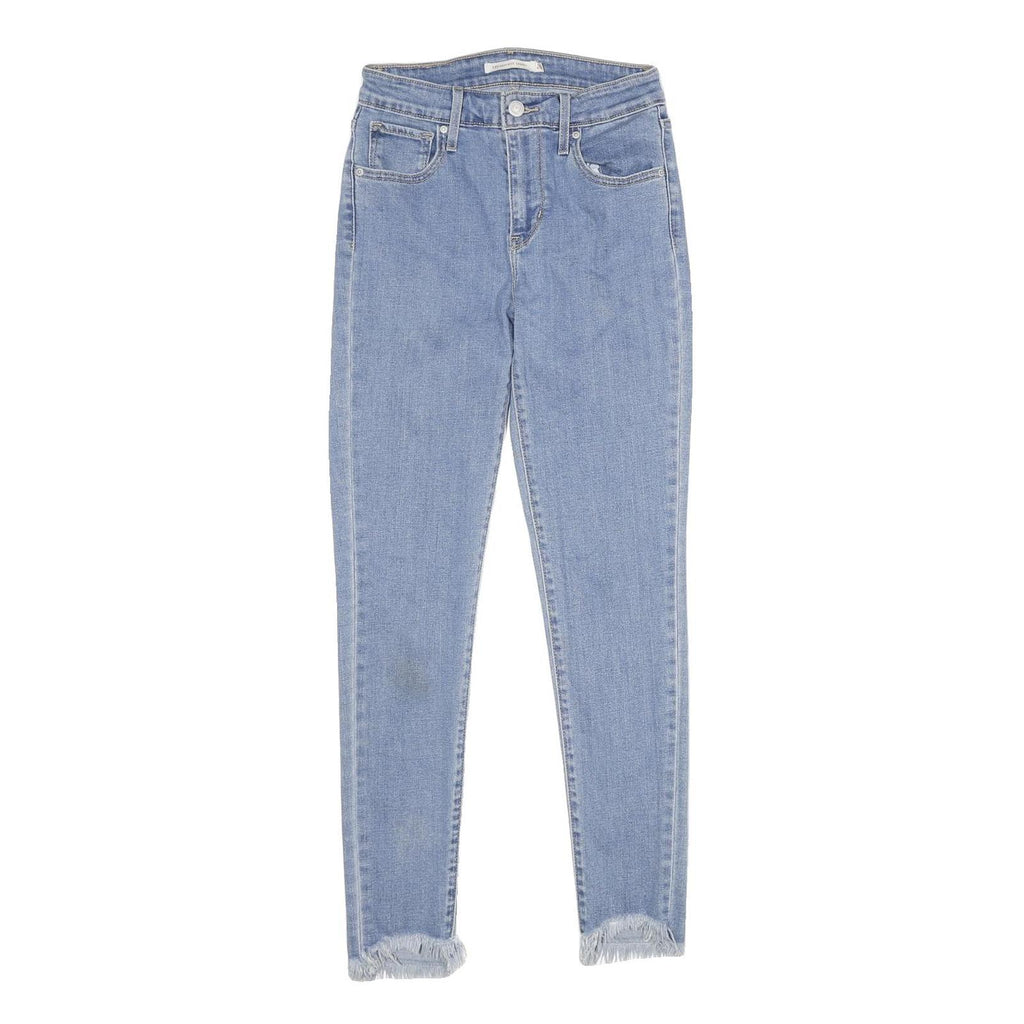 LEVI'S 721 High Rise Skinny Womens Jeans Blue Slim Skinny Denim Rinse W26 L27