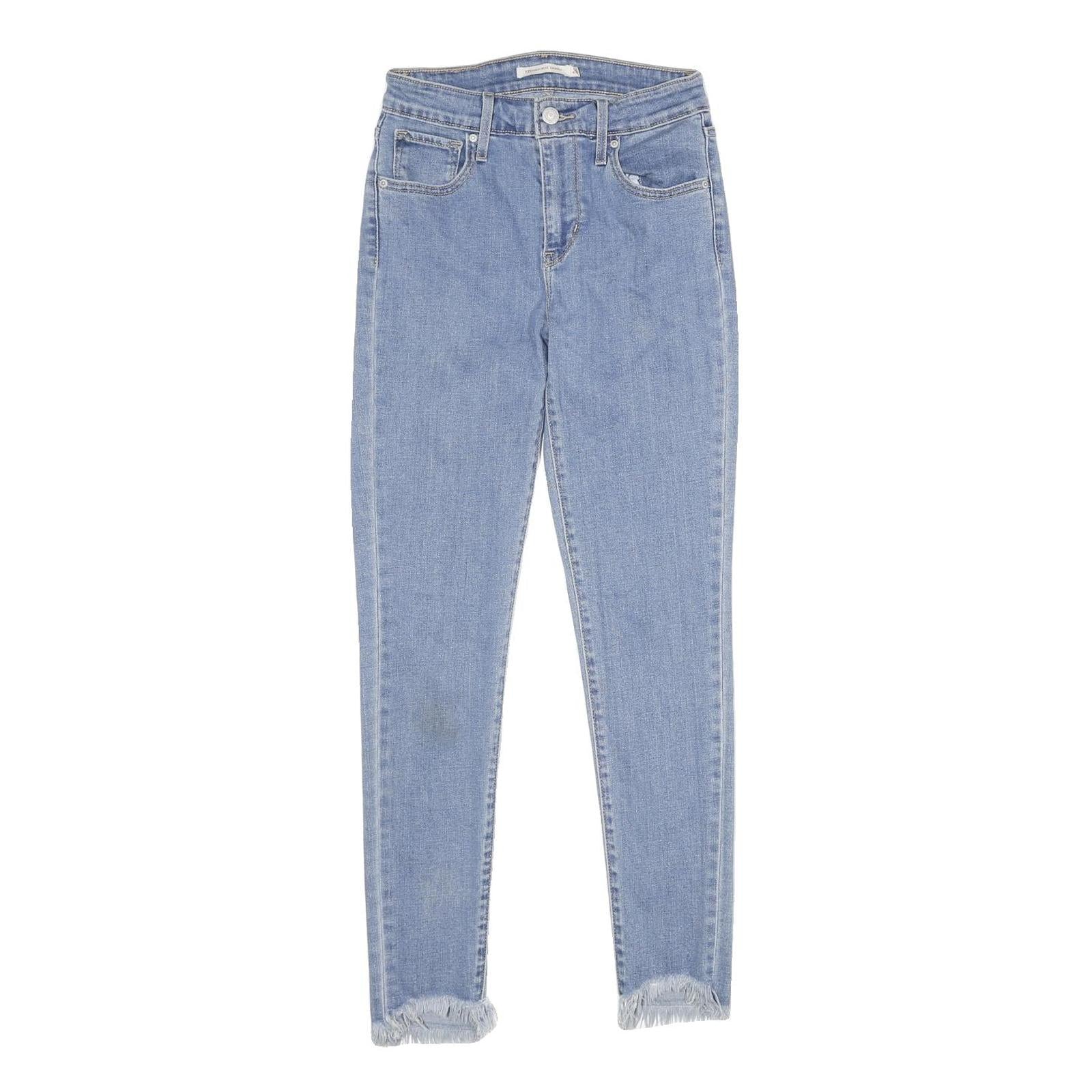 LEVI'S 721 High Rise Skinny Womens Jeans Blue Slim Skinny Denim Rinse W26 L27