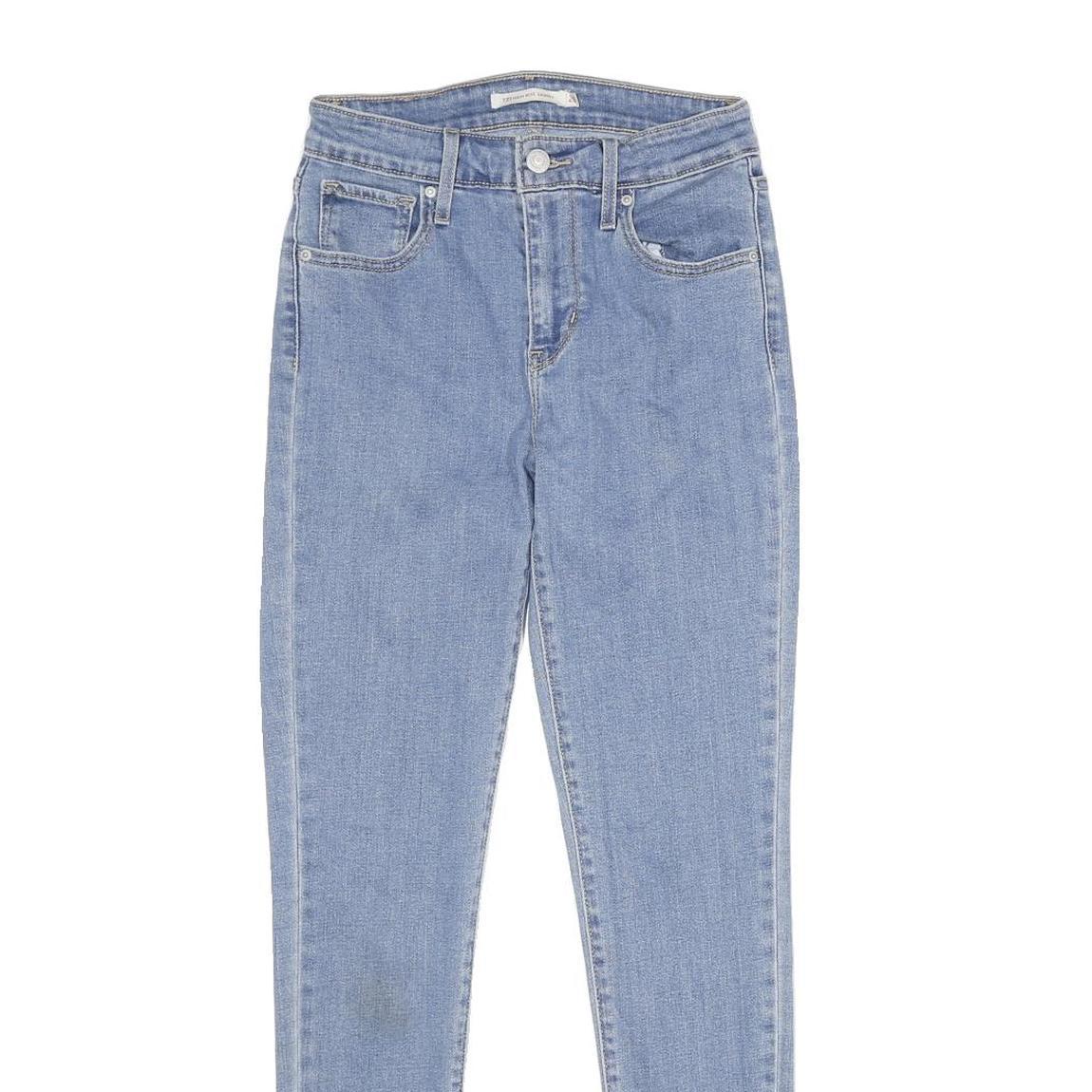 LEVI'S 721 High Rise Skinny Womens Jeans Blue Slim Skinny Denim Rinse W26 L27