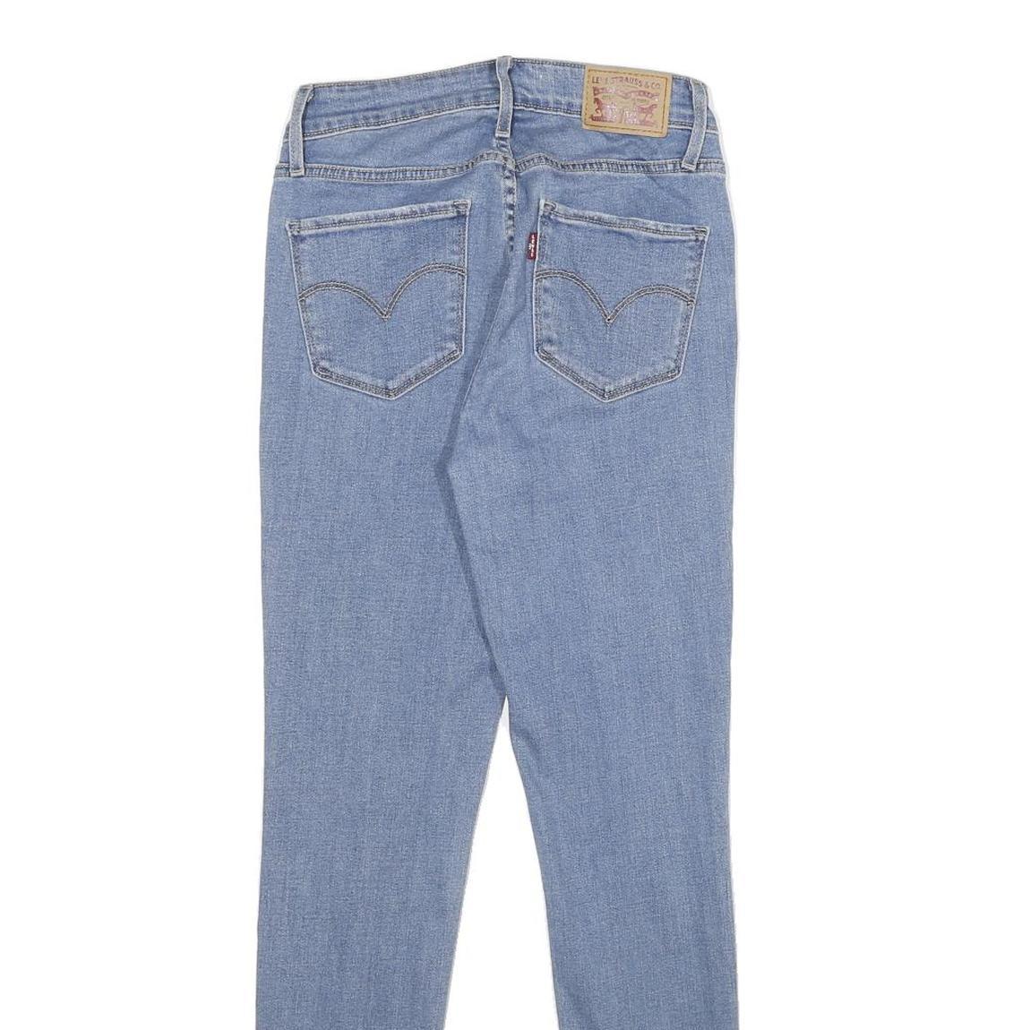 LEVI'S 721 High Rise Skinny Womens Jeans Blue Slim Skinny Denim Rinse W26 L27