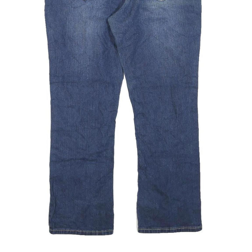 ANGELS Womens Jeans Blue Regular Straight Denim Medium W34 L26 Embellished