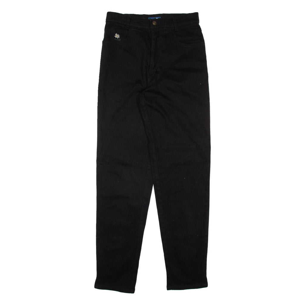 COUNTRY LIFE Womens Trousers Black Slim Tapered W26 L30
