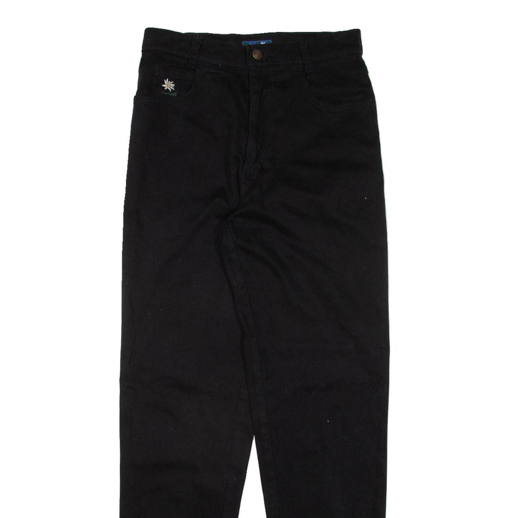 COUNTRY LIFE Womens Trousers Black Slim Tapered W26 L30