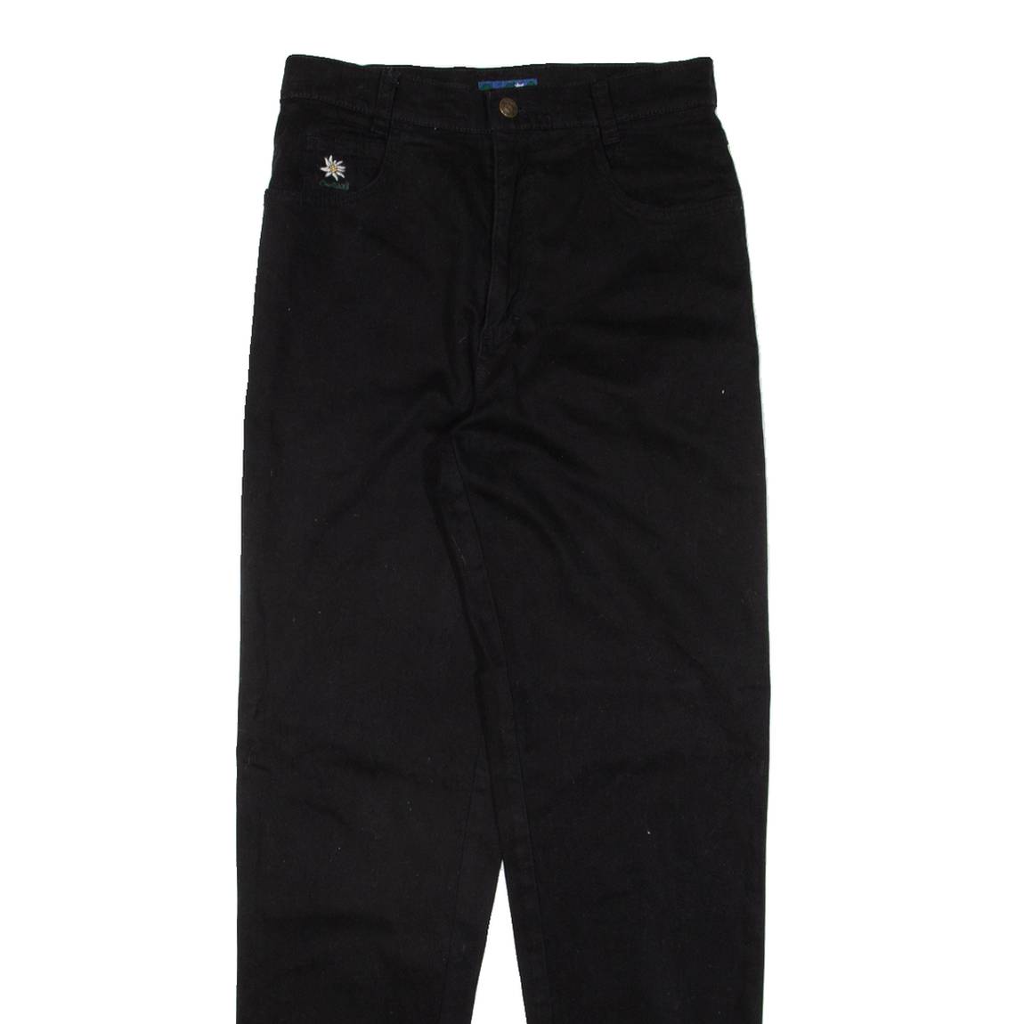 COUNTRY LIFE Womens Trousers Black Slim Tapered W26 L30