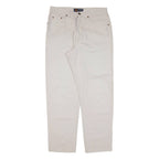 ROUTE 66 Mens Trousers Beige Relaxed Straight W32 L30
