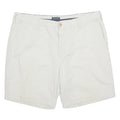NAUTICA Mens Chino Shorts Cream XL W38