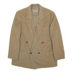 BOGNER Womens Beige Woven Button Jacket L Classic Tailored Blazer Button Closure