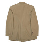 BOGNER Womens Beige Woven Button Jacket L Classic Tailored Blazer Button Closure