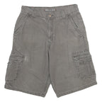 DICKIES Mens Cargo Grey Cotton Shorts M W32 Pockets Casual Workwear