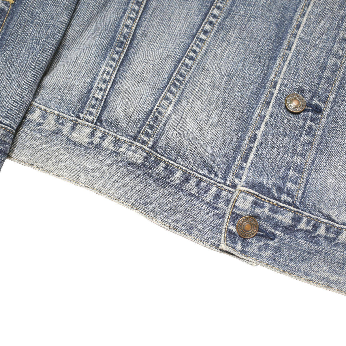 LEVI'S Mens Blue Denim Jacket L Cotton Classic Fit Button Closure