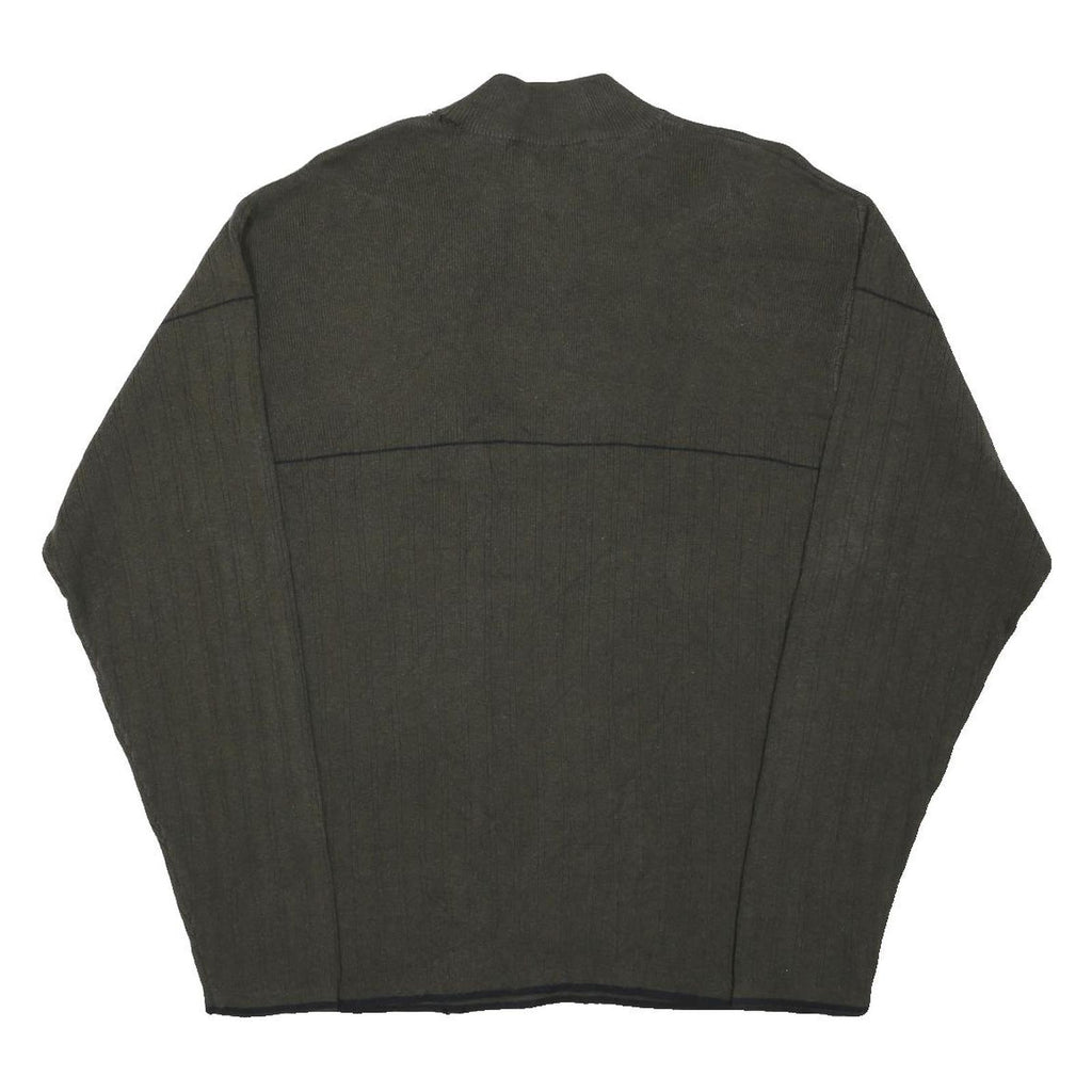 CROFT & BARROW Mens Grey Patterned Pullover Jumper Crew Neck Rib Knit Size S