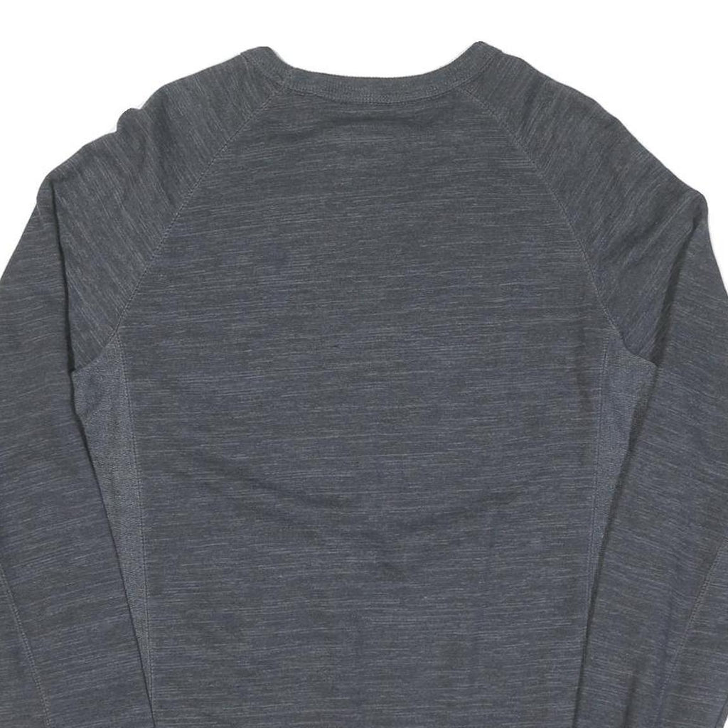 CHAMPION Mens Grey Crew Neck Sweatshirt S Cotton Casual Pullover