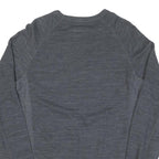 CHAMPION Mens Grey Crew Neck Sweatshirt S Cotton Casual Pullover