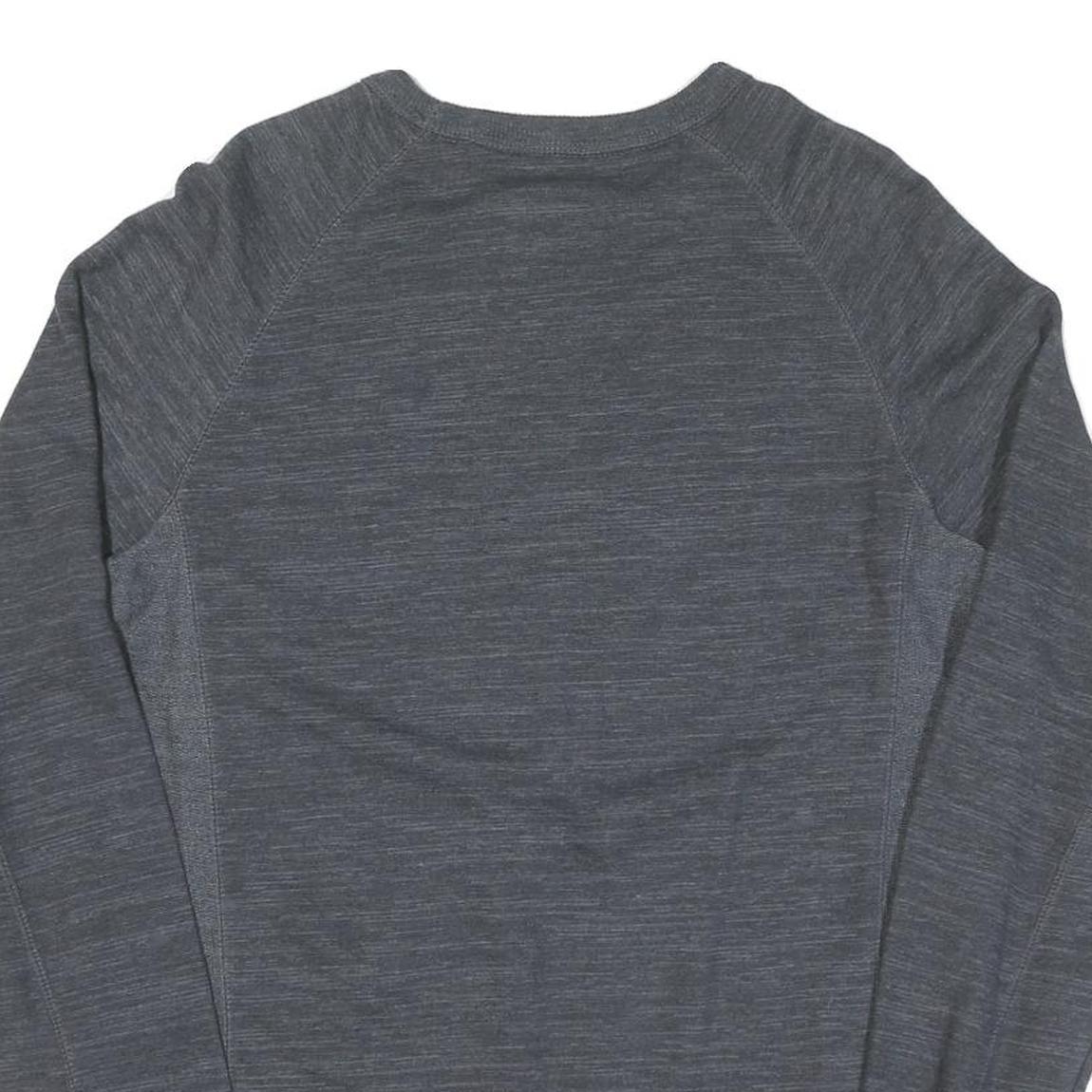 CHAMPION Mens Grey Crew Neck Sweatshirt S Cotton Casual Pullover