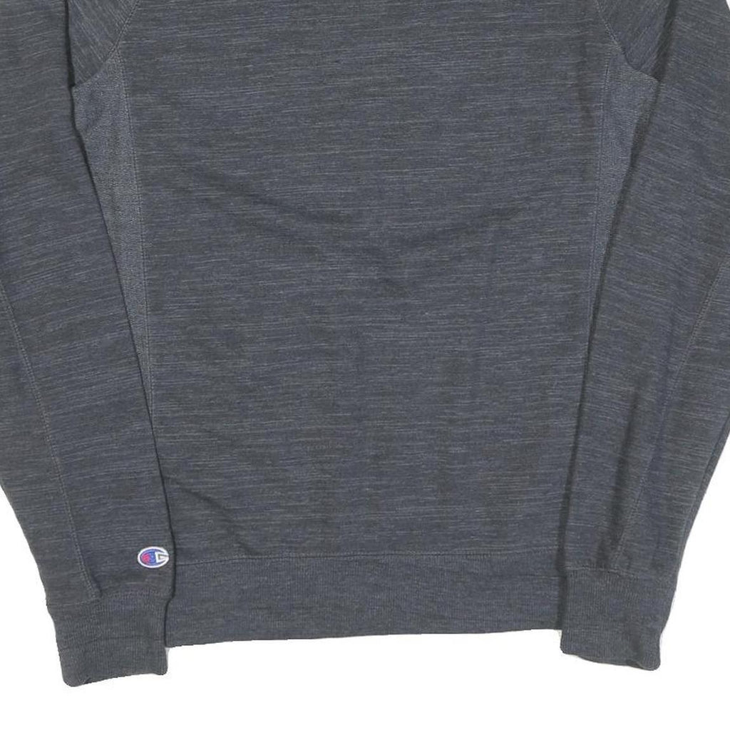 CHAMPION Mens Grey Crew Neck Sweatshirt S Cotton Casual Pullover