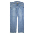 LEE Mens Jeans Blue Regular Straight Stone Wash W34 L33