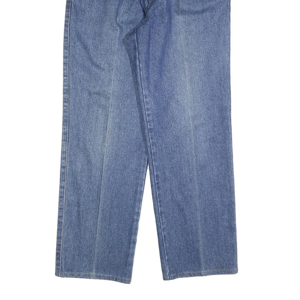 TEX Womens Regular Fit Straight Blue Denim Cotton Blend Jeans W26 L30 Classic