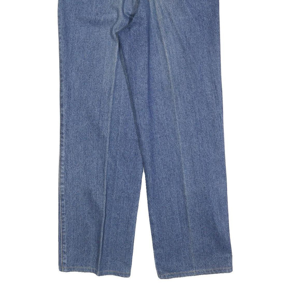 TEX Womens Regular Fit Straight Blue Denim Cotton Blend Jeans W26 L30 Classic