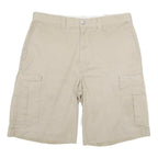 DICKIES Mens Shorts Beige Cargo Cotton Blend XL W34 Workwear Durable