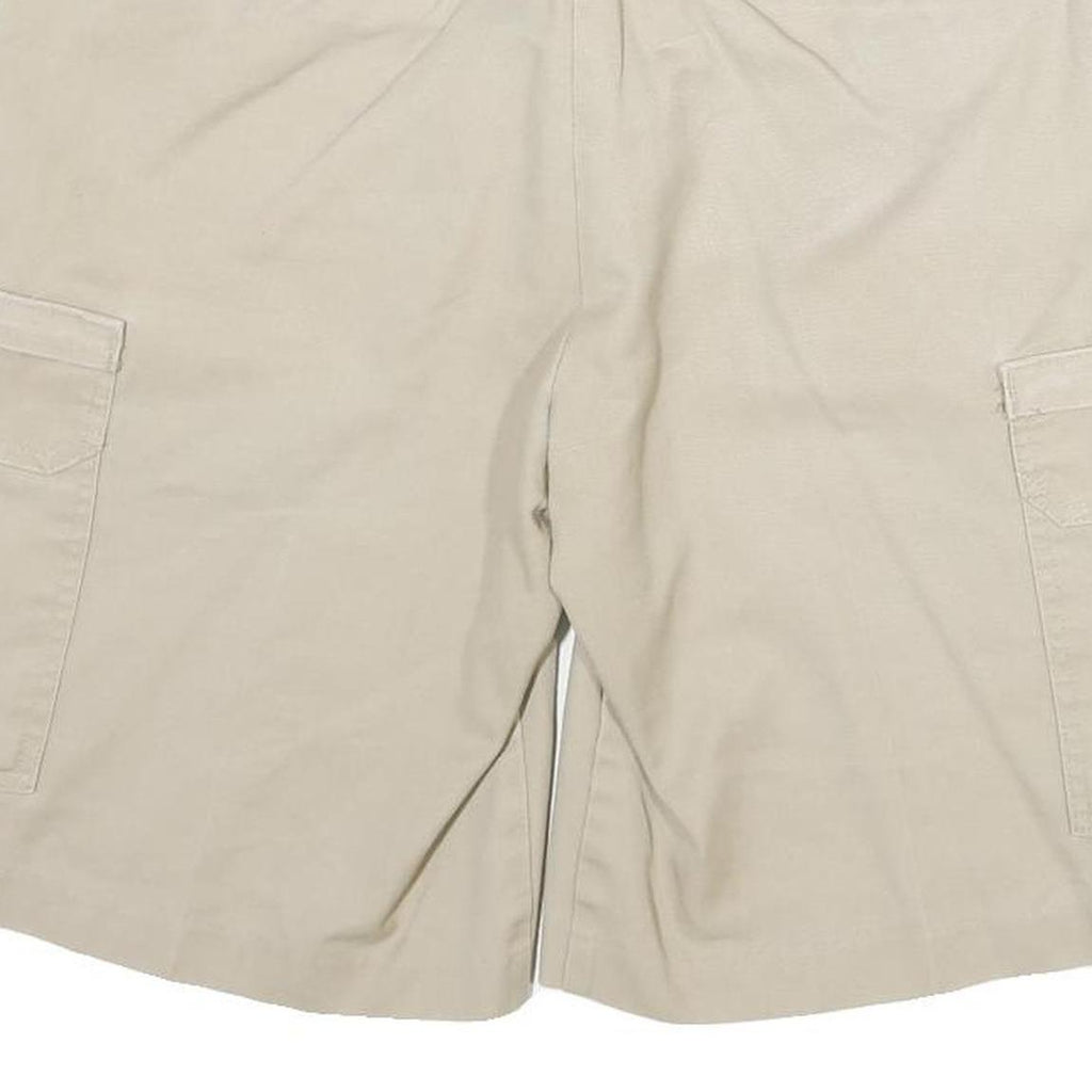 DICKIES Mens Shorts Beige Cargo Cotton Blend XL W34 Workwear Durable