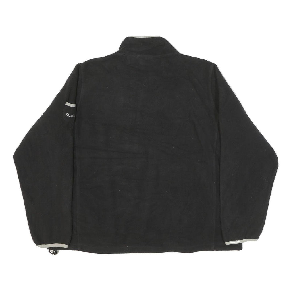 REEBOK Mens Black Patterned Pullover Crew Neck Basic Knit L Sportswear Jumper