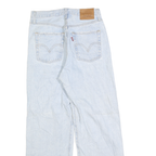LEVI'S Womens Jeans Blue Regular Straight Denim Light W26 L27 Classic Fit