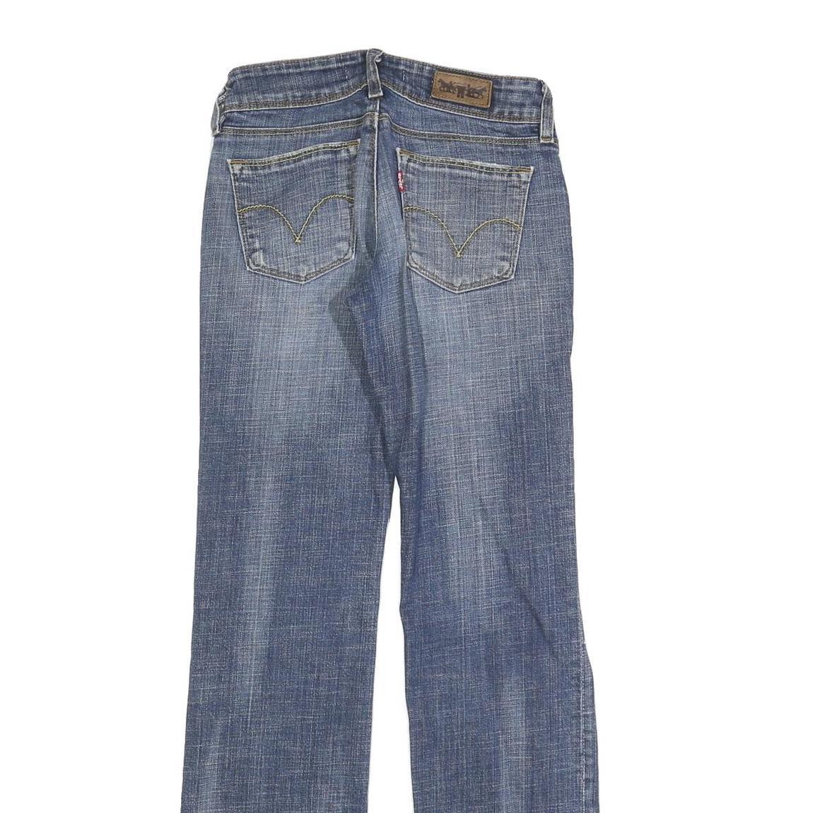 LEVI'S Womens 570 Regular Fit Straight Leg Denim Medium Blue W28 L32 Classic